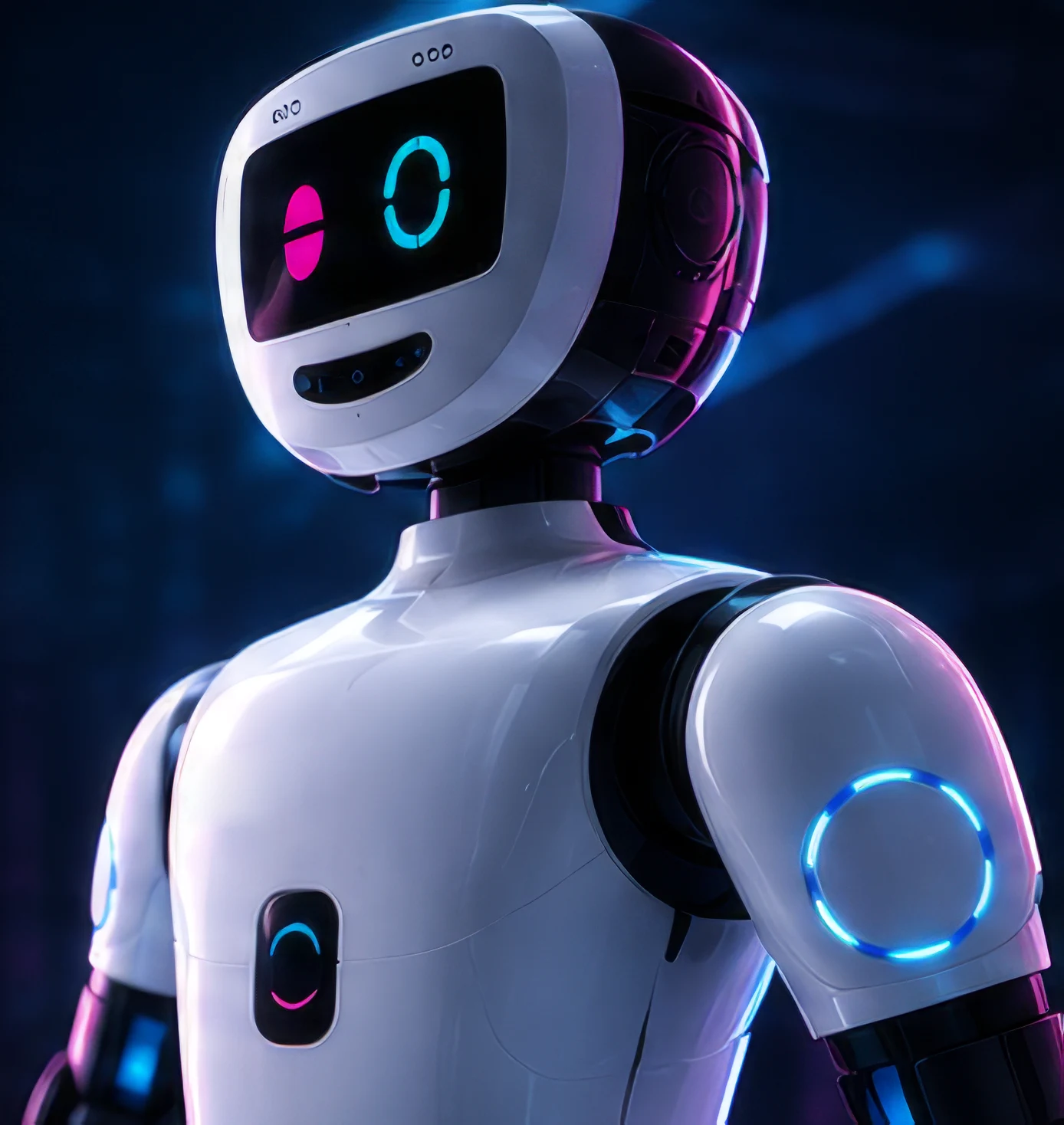 pib.Pro Humanoid – Frontansicht Torso und Kopfdisplay